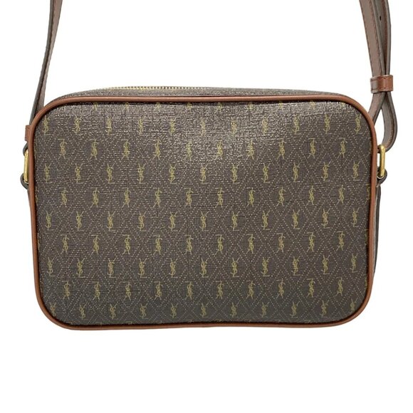 SAINT LAURENT PARIS Camera bag Le Monogram Dark Brown Brown PVC - 959-081925 - Picture 2 of 14